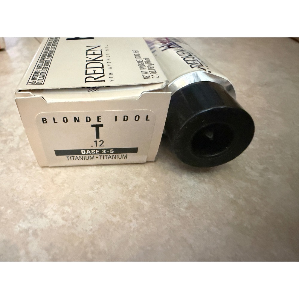 Redken Blonde Idol High Lift Conditioning Cream Hair Color Titanium .12 T